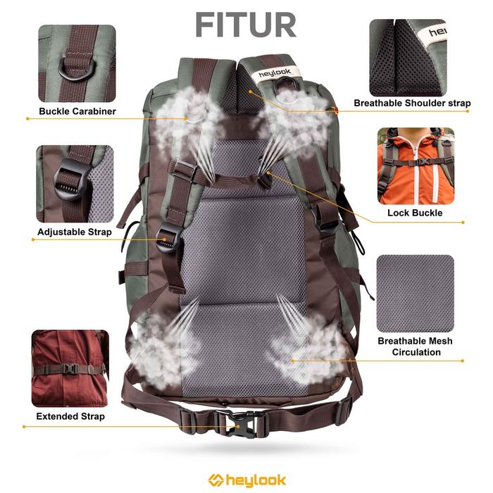 HEYLOOK Backpack Carrier Hameru 40L 4