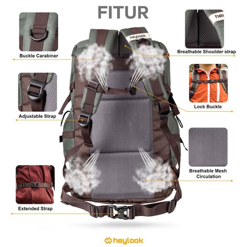 HEYLOOK Backpack Carrier Hameru 40L 4