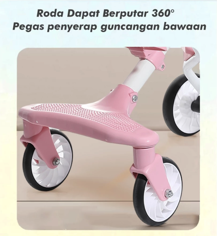 Hapyee Stroller Baby Bayi Travelling 2 Arah 5