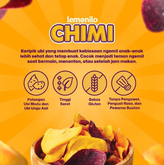 Lemonilo Indonesia Sehat Lemonilo Chimi Keripik Ubi