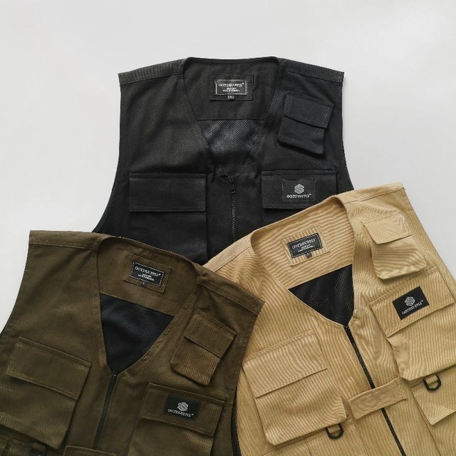 OOTDSupply Utility Vest Black