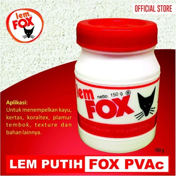Lem FOX Lem Putih PVAc 2