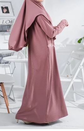 Elhasna Gamis Dress Knit Premium Jumbo