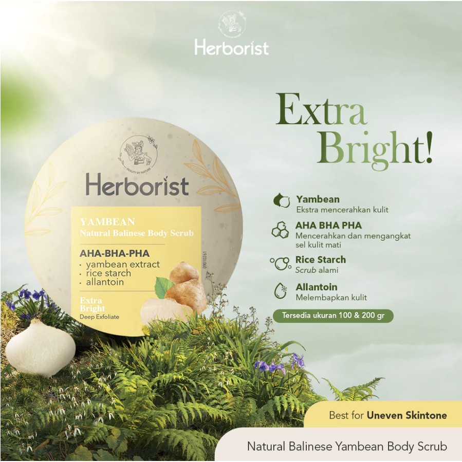 Victoria Care Indonesia Herborist Yambean Natural Balinese Body Scrub