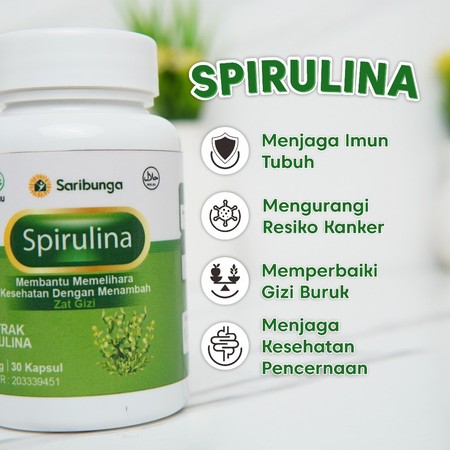 Saribunga Indonesia Sari Bunga Spirulina 