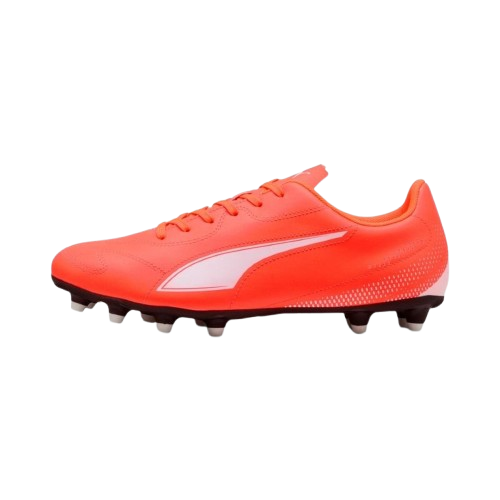 PUMA Soccer Shoes VITORIA II FG/AG Red-White 1