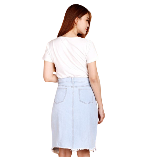 Niah Rok Jeans Skirt Midi