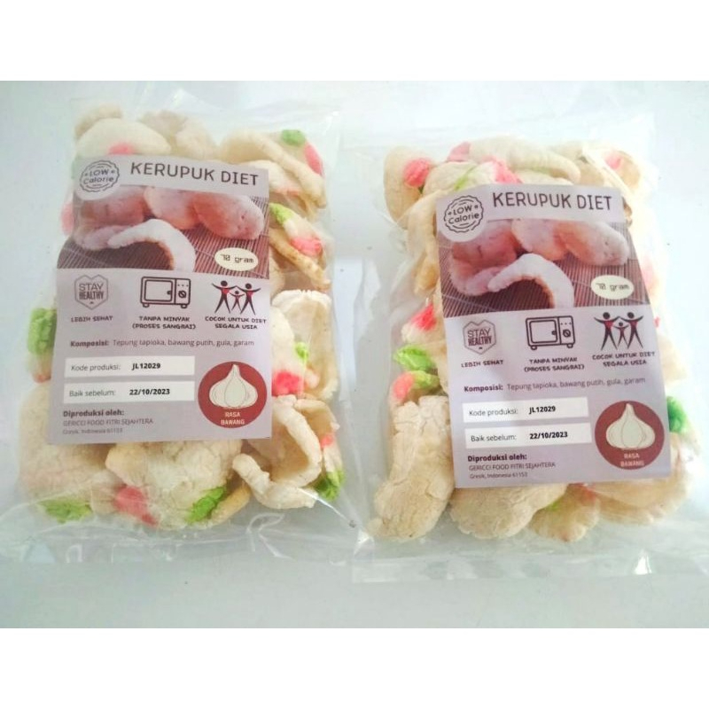 Gericci Food  Kerupuk Diet Rendah Kalori
