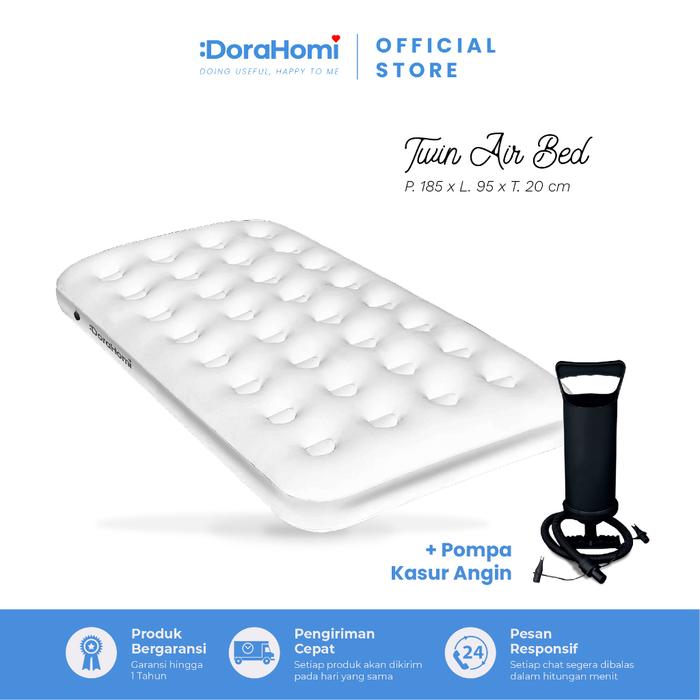 Dorahomi Kasur Angin Twin Air Bed Ekstra Pompa 4