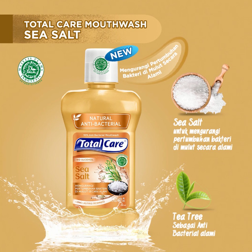 Tempo Scan Pacific Total Care Mouthwash Siwak Salt 