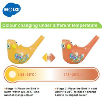 Hola Colour Changing Bird Whistle