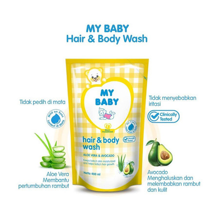 Hair & Body Wash Aloe Vera & Avocado 2