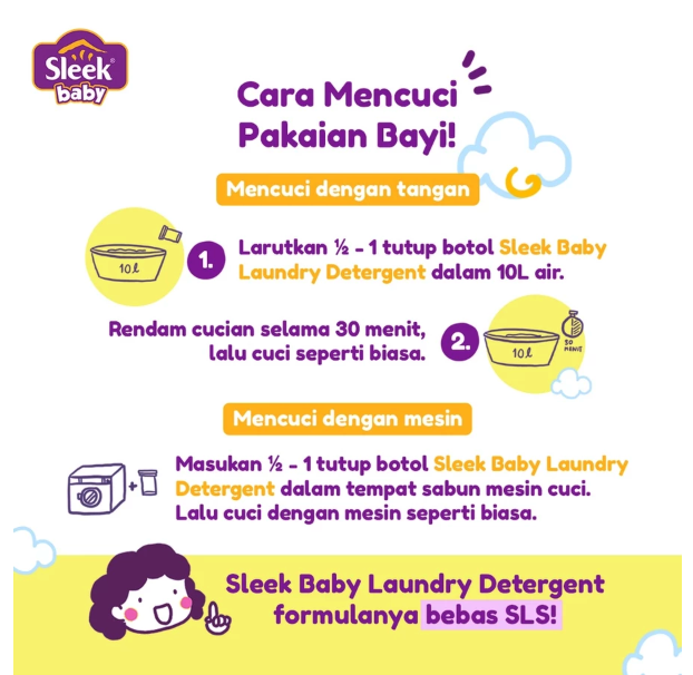 Kino Sleek Baby Laundry Detergent