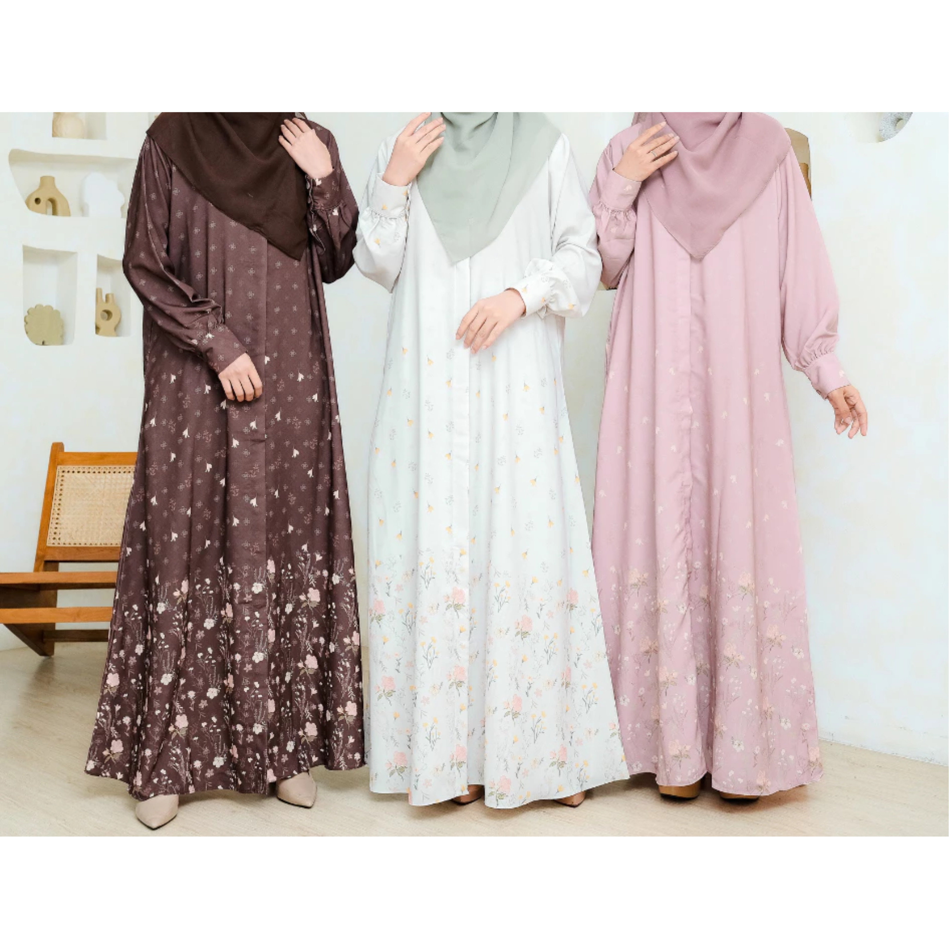 Abadi Irnanda Berkarya Irnanda Gamis Motif Shofy Dress  Motif 5