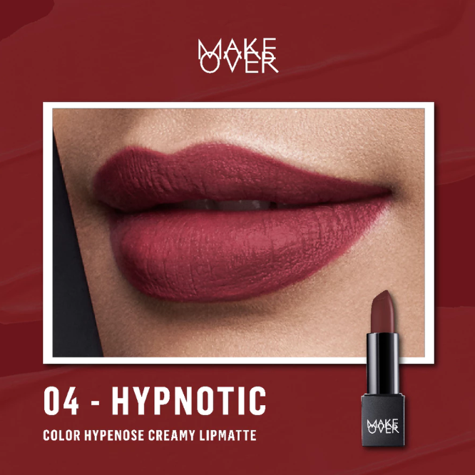Paragon Technology And Innovation MAKE OVER Color Hypnose Creamy Lipmatte 04 Hypnotic