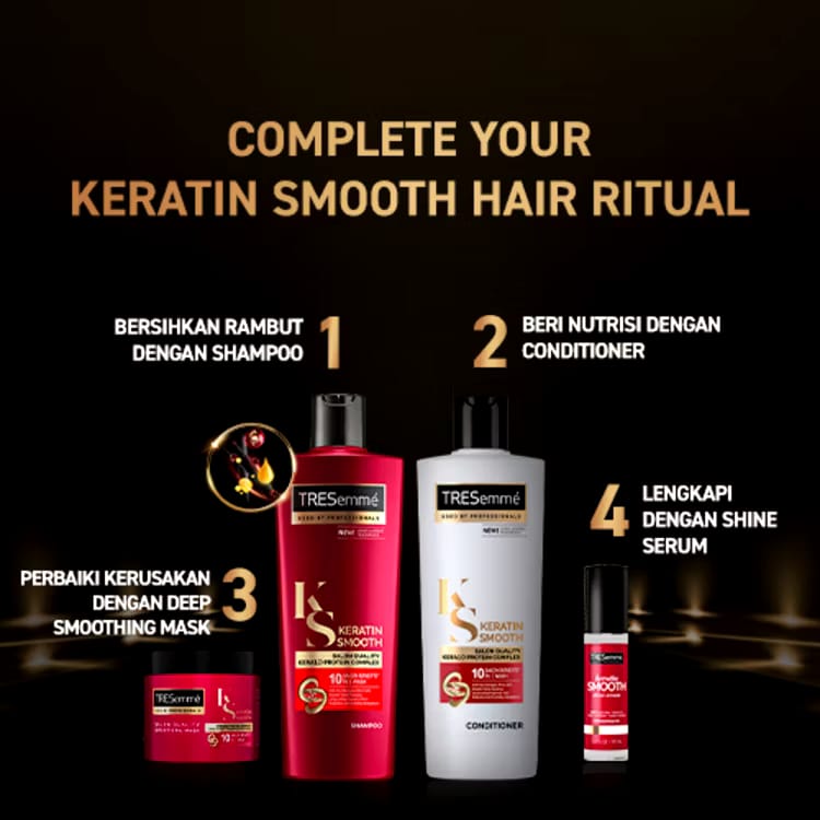 Unilever Indonesia TRESemmé Shampoo Keratin Smooth