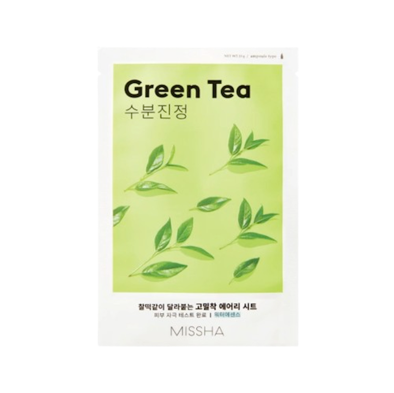 Airy Fit Green Tea Sheet Mask 1