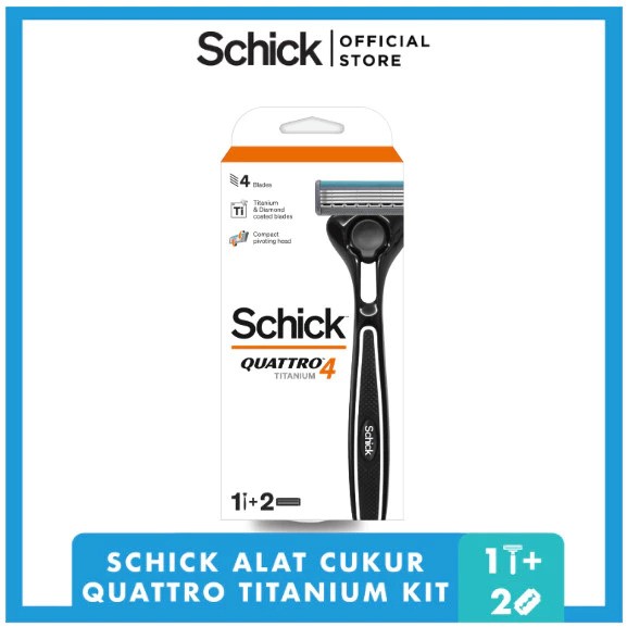 Edgewell Personal Care Schick Quattro Titanium Kit 
