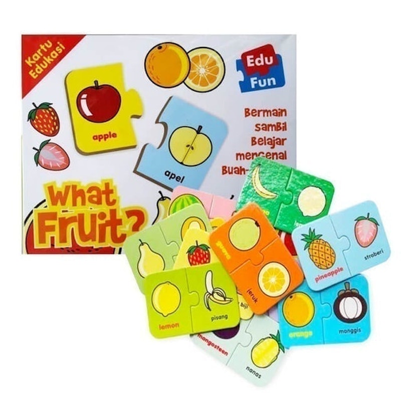 Kartu Edukasi What Fruit 1