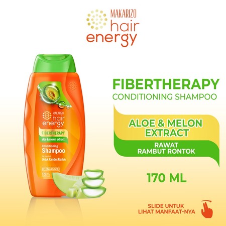 Akasha Wira International Makarizo Hair Energy Fibertherapy Conditioning Shampoo Aloe & Melon