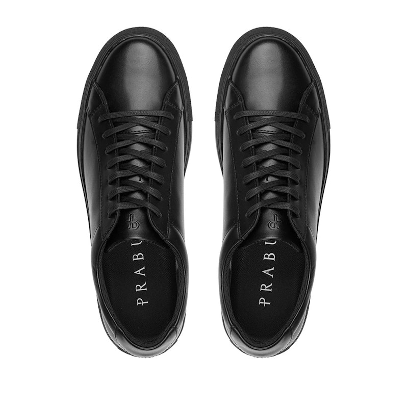 Prabu Cipta Black Sepatu Kulit Sneakers Pria 5