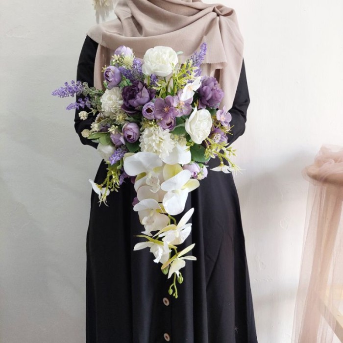 Rishala Flower Buket Wedding Juntai Cascade 4