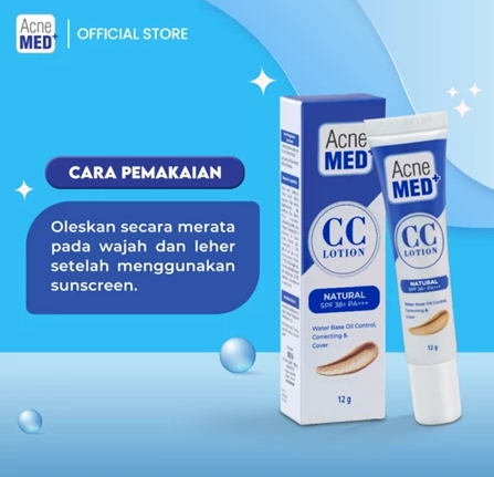 Surya Dermato Medical Lab Acnemed CC Lotion Natural SPF 38+ PA+++