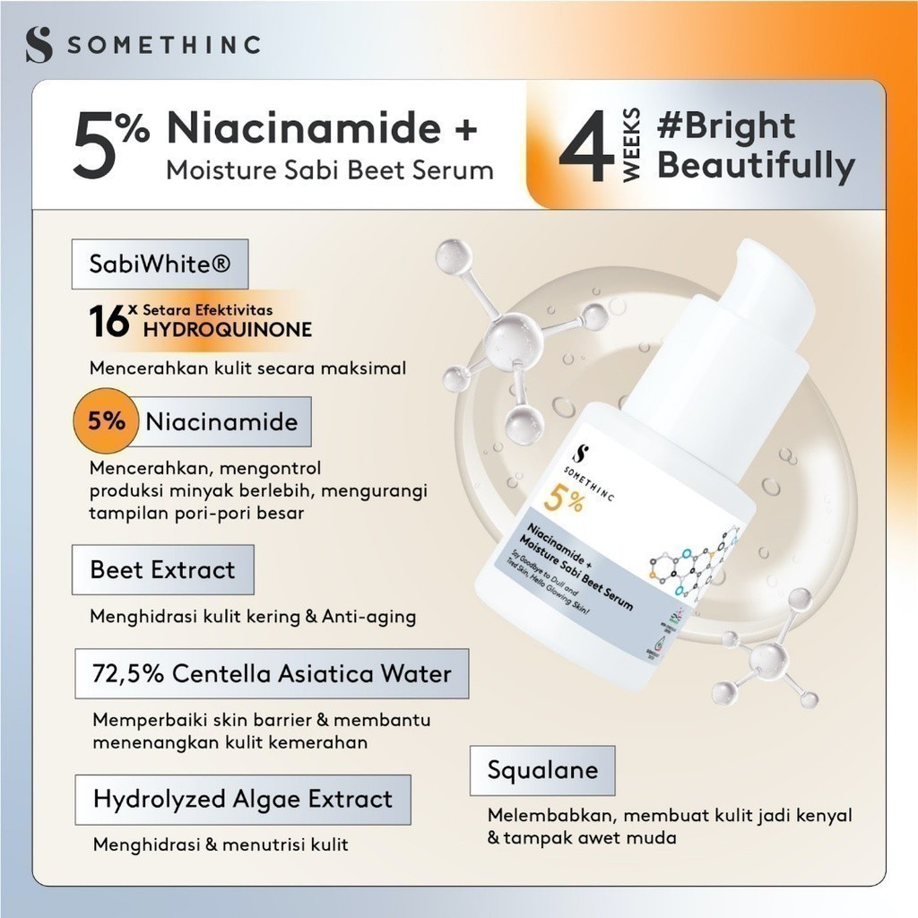Royal Pesona Indonesia SOMETHINC 5% Niacinamide + Moisture Sabi Beet Serum 