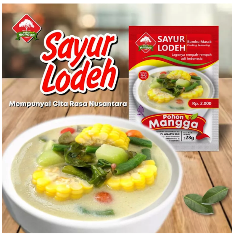 Cap Pohon Mangga Bumbu Sayur Lodeh 3