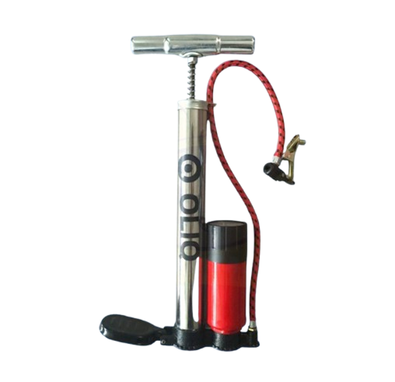 OLIQ Pompa Angin Tangan Crom Mini Serbaguna 1