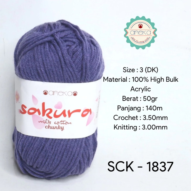 Sakura Milk Cotton Chunky 2