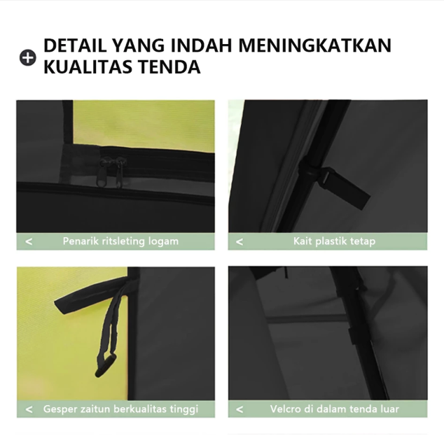  Keephike Tenda Atap Ruang Besar 6-8 Orang