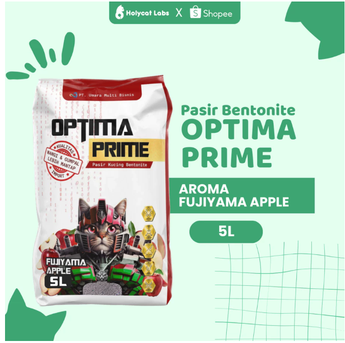 OPTIMA PRIME Pasir Kucing Bentonite 4
