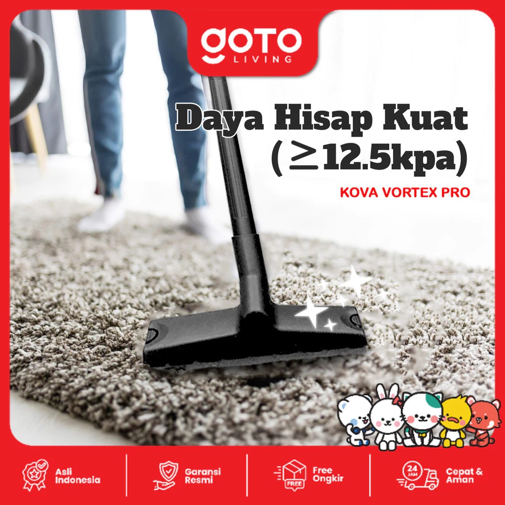 Pilar Niaga Makmur Goto Living Kova Vacuum Cleaner 3 in 1 Vortex Pro