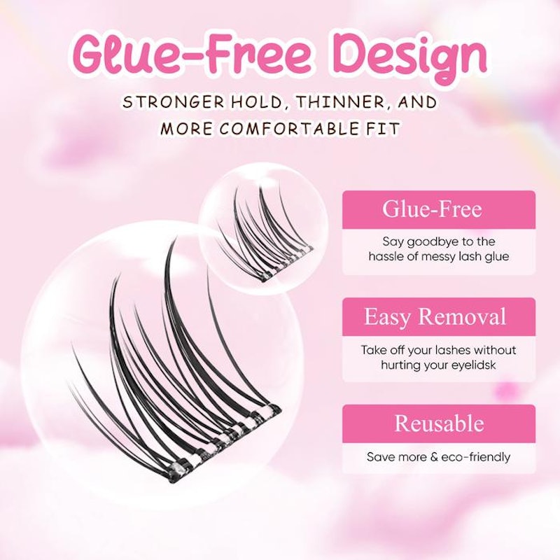 LANIAKEA False Cluster Eyelashes Mini 3