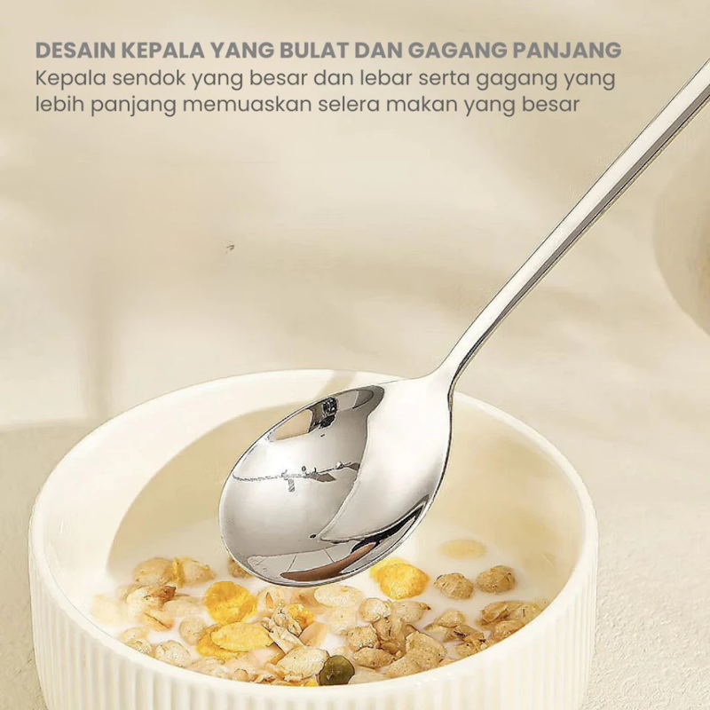 JOYCOOK Sendok Motif Silver 5