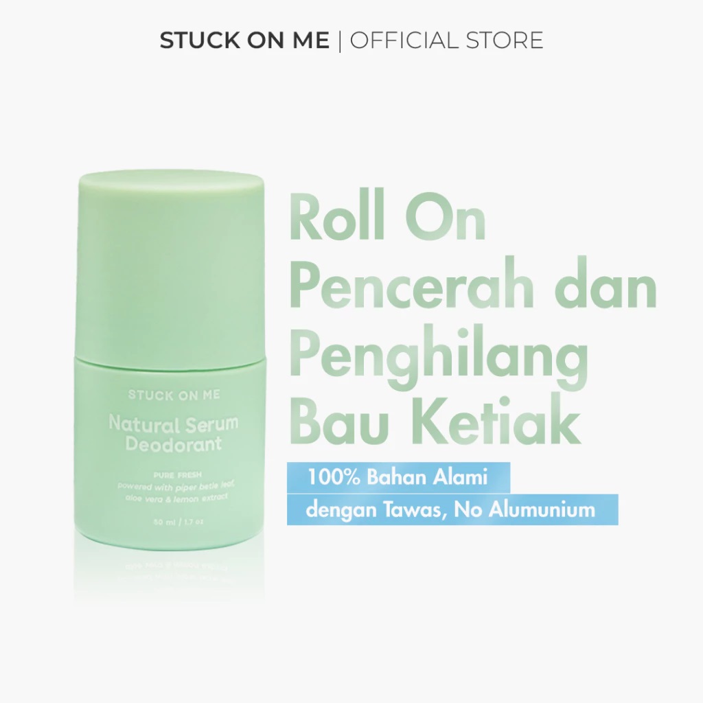 Stuck On Me Stuck On Me Deodorant Roll On Serum Pure Fresh