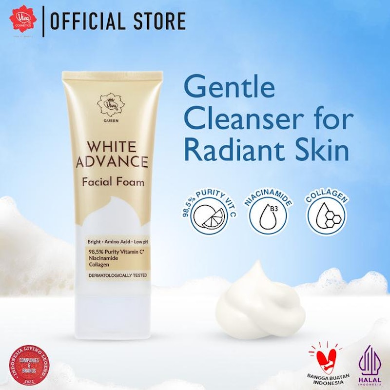 White Advance Facial Foam 3