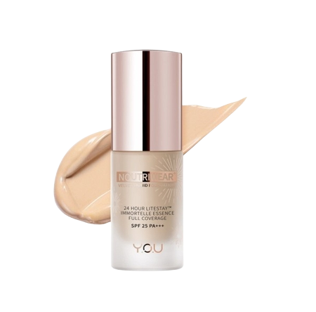 Y.O.U ｜ NoutriWear+ Velvet Liquid Foundation C304 Pink Nude 