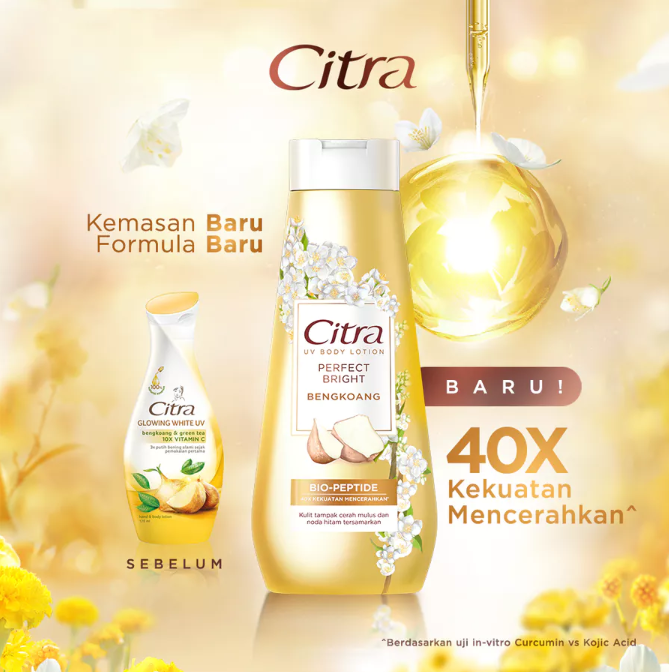 Unilever Indonesia Citra UV Body Lotion Perfect Bright Bengkoang