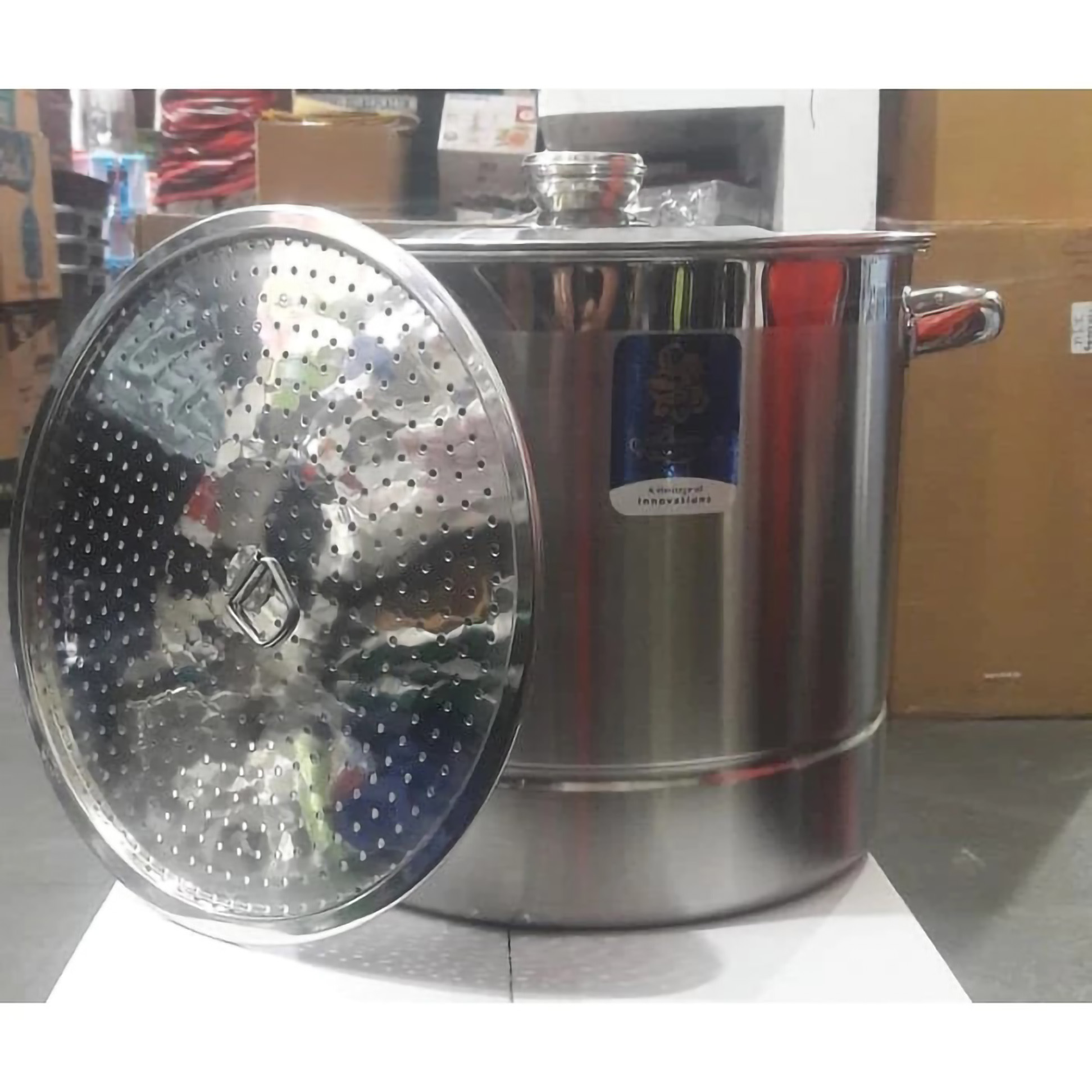 Perusahaan Logam Bima Bima™ Prima X1 Stockpot with Steamer Plate 30cm  BP2007330ST