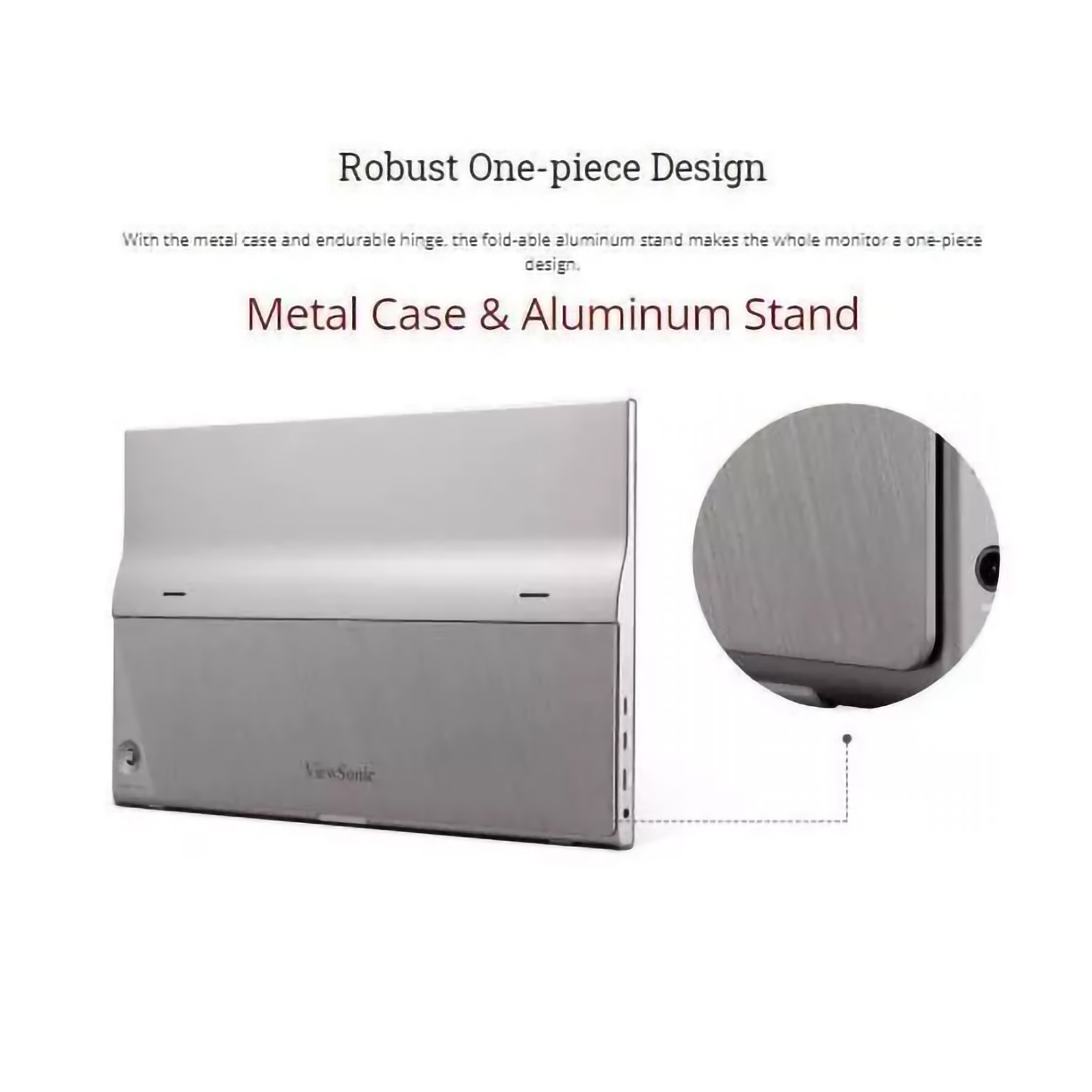 ViewSonic Corporation ViewSonic Ultra-Portable Touch Display TD1655