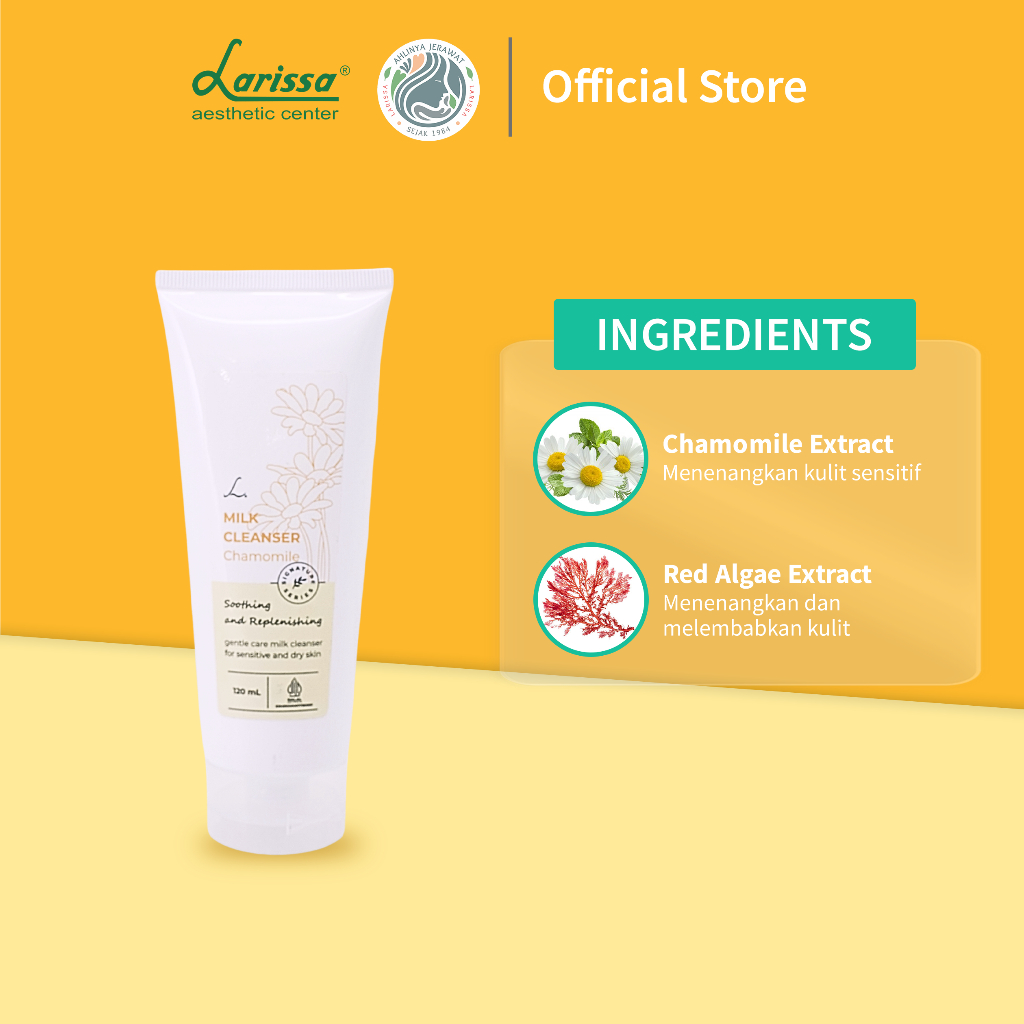 Larissa Anugerah Sejahtera Larissa Milk Cleanser Chamomile