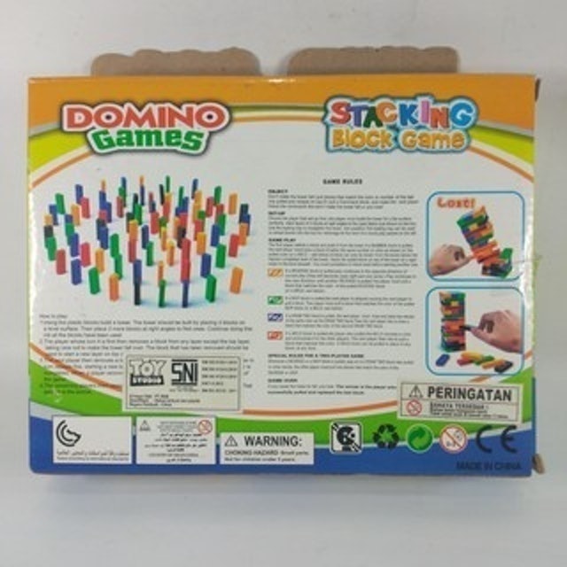 Domino Stacking Block Game 2in1 3