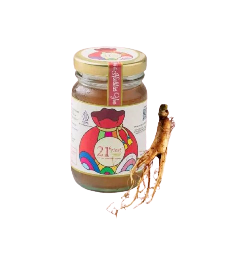 21Nest Bird's Nest Red Korean Ginseng Less Sugar