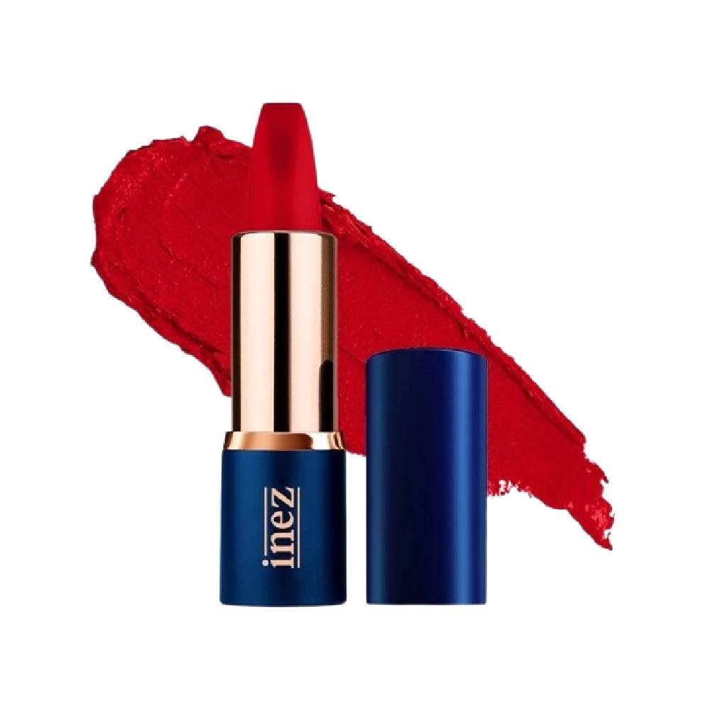 Inez Color Contour Plus Lipstick Burgundy Red (09) 1