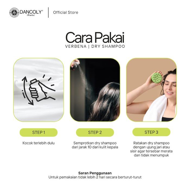 Dancoly Verbena Dry Shampoo 4