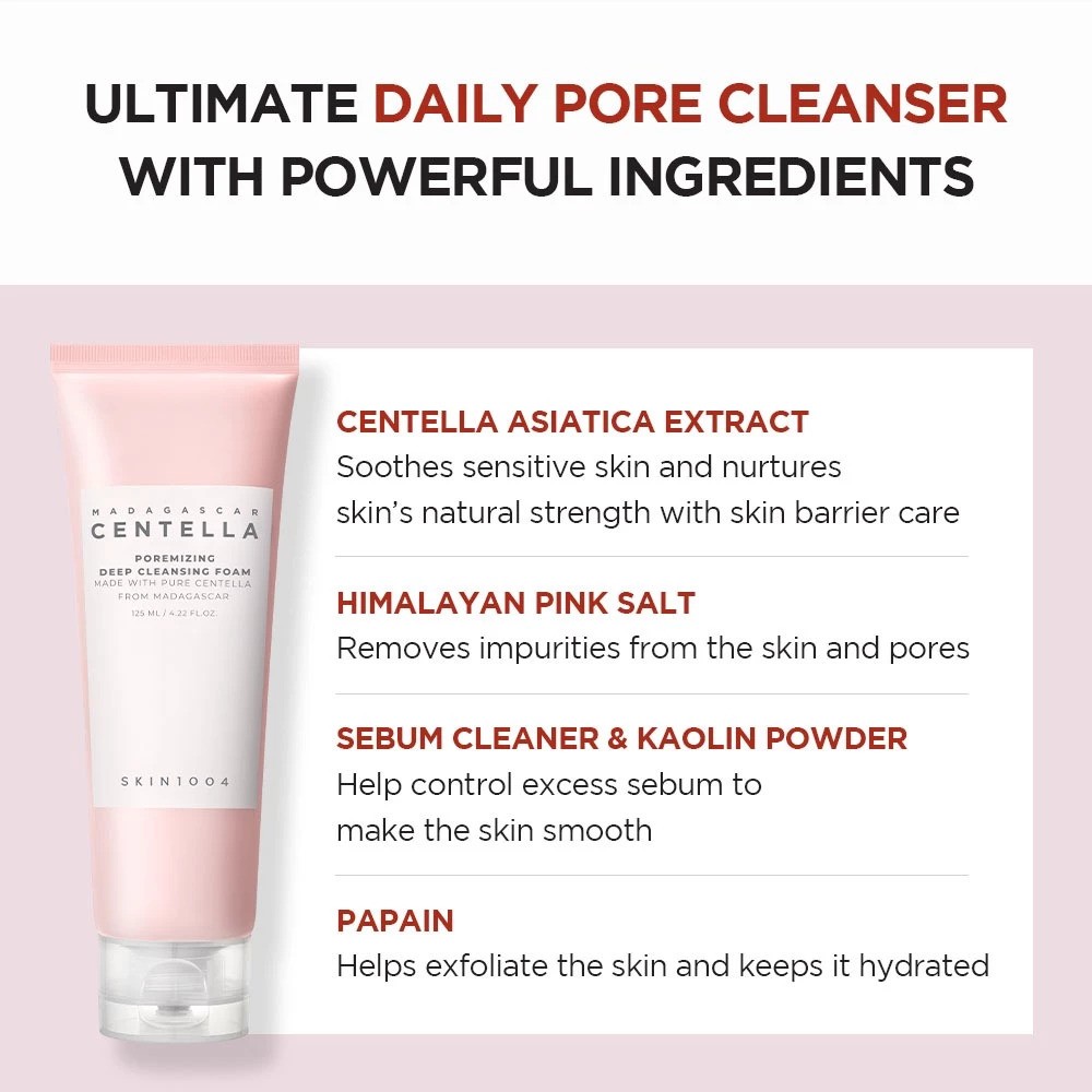 Madagascar Centella Poremizing Deep Cleansing Foam 3