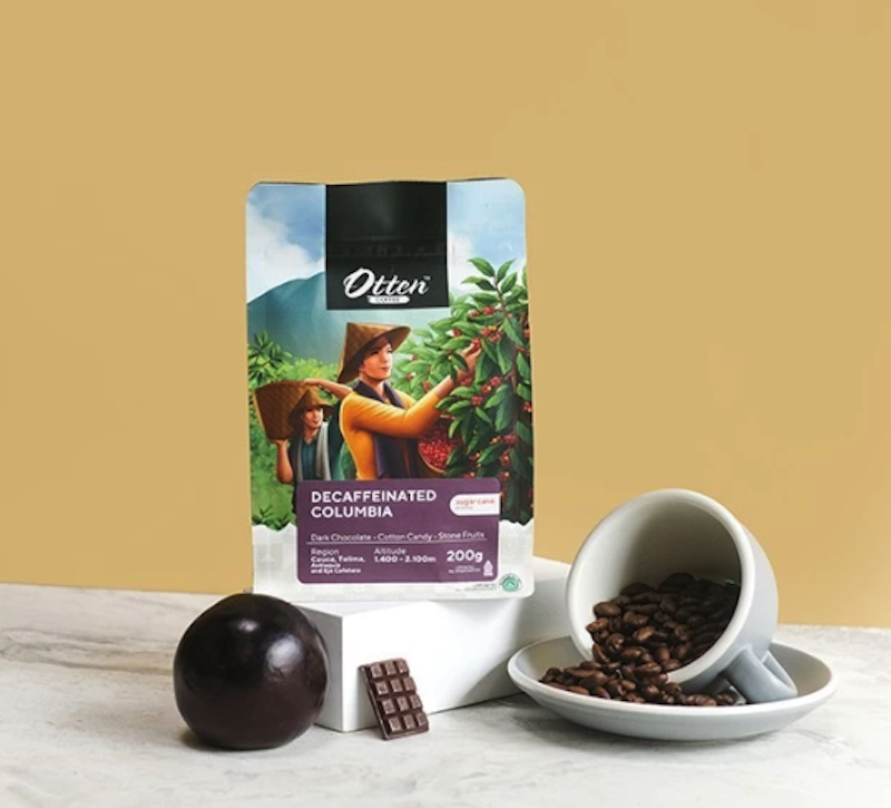 Otten Coffee Kopi Decaffeinated Columbia 3