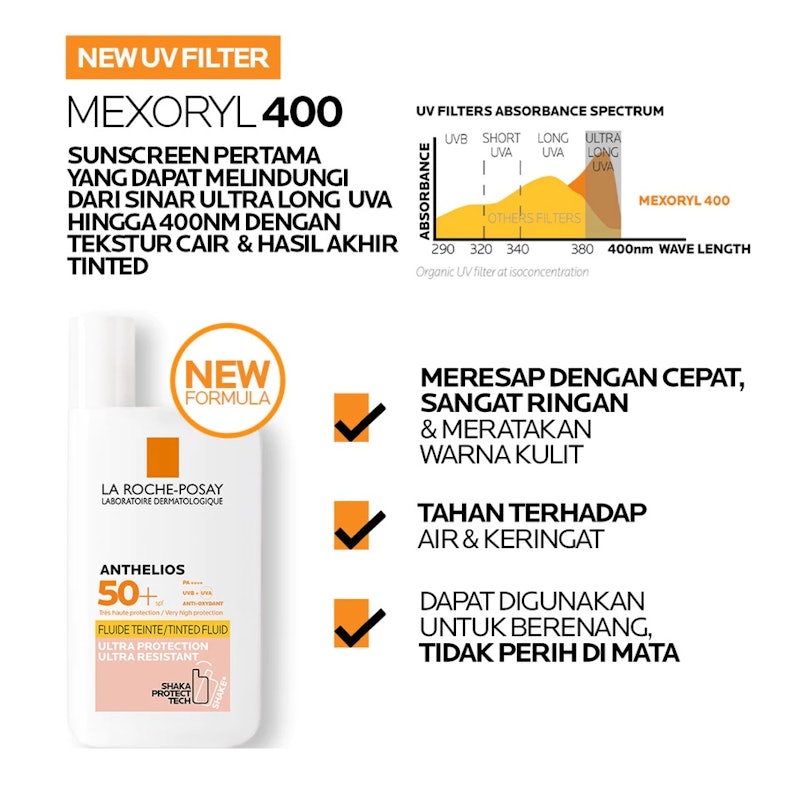 Anthelios Tinted Fluid UVMUNE400 50+ 3